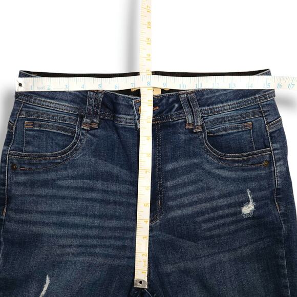 EUC Democracy Ab Technology Distressed High Rise Skinny Ankle Jeans Sz. 10x28 - Picture 7 of 9